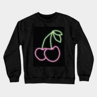 Neon Cherries 2 Crewneck Sweatshirt